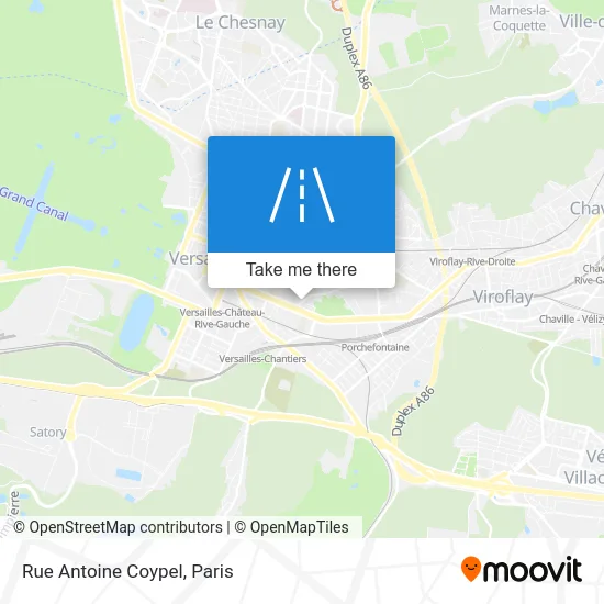 Rue Antoine Coypel map