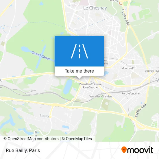 Rue Bailly map