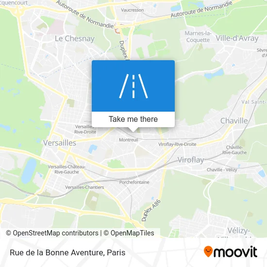 Rue de la Bonne Aventure map