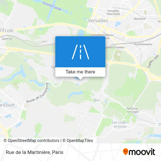 Rue de la Martinière map