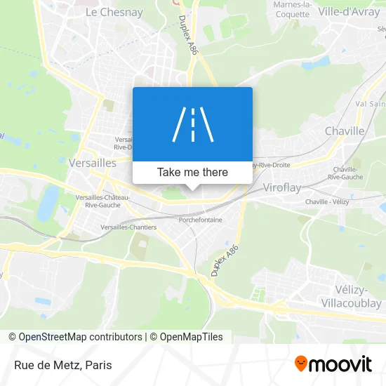 Rue de Metz map