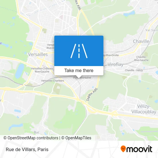 Rue de Villars map