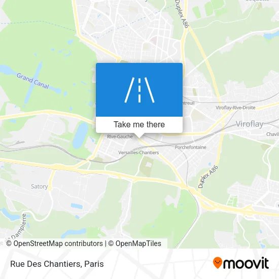 Rue Des Chantiers map