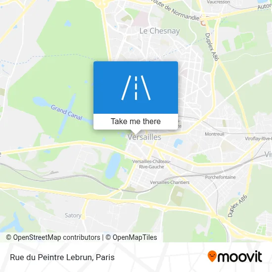 Rue du Peintre Lebrun map