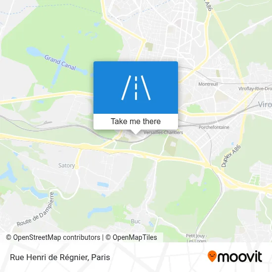 Rue Henri de Régnier map