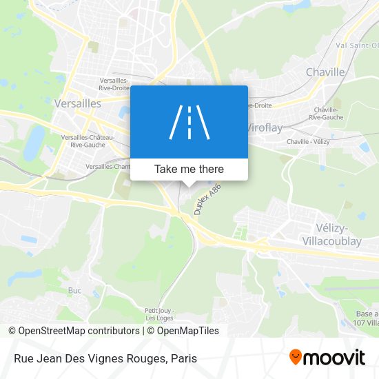Rue Jean Des Vignes Rouges map