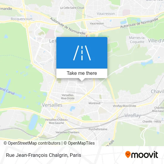 Rue Jean-François Chalgrin map