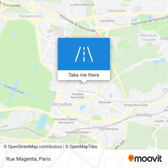 Rue Magenta map