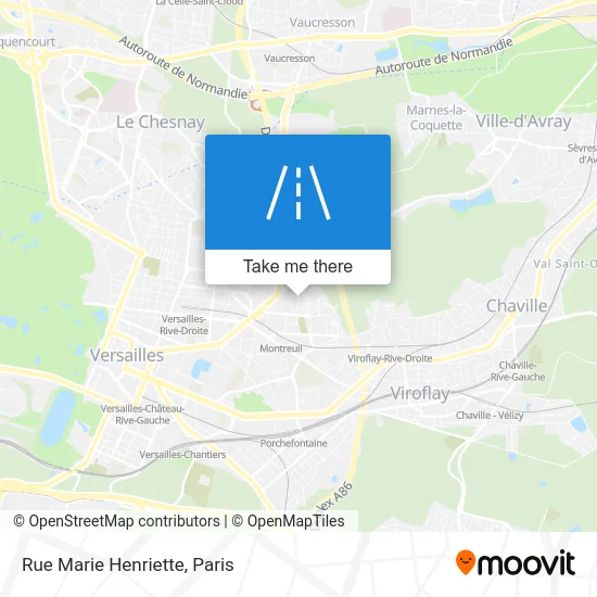 Rue Marie Henriette map