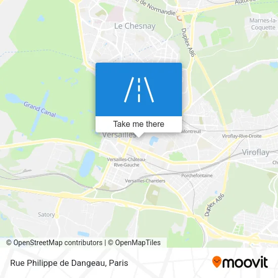 Rue Philippe de Dangeau map