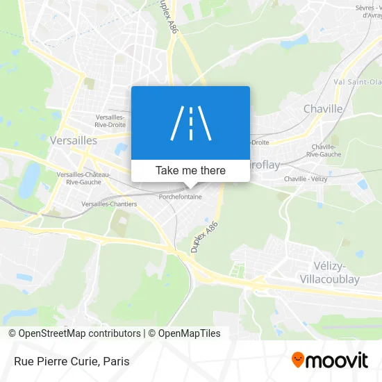 Rue Pierre Curie map