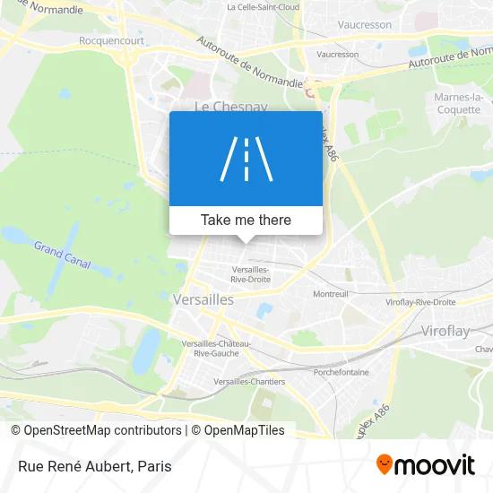 Rue René Aubert map