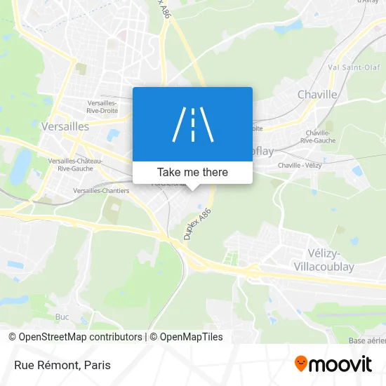 Rue Rémont map