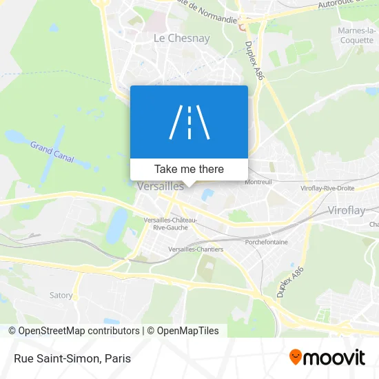 Mapa Rue Saint-Simon