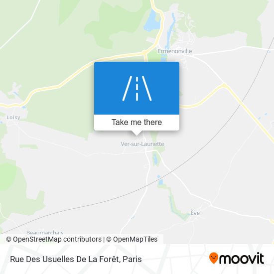 Rue Des Usuelles De La Forêt map