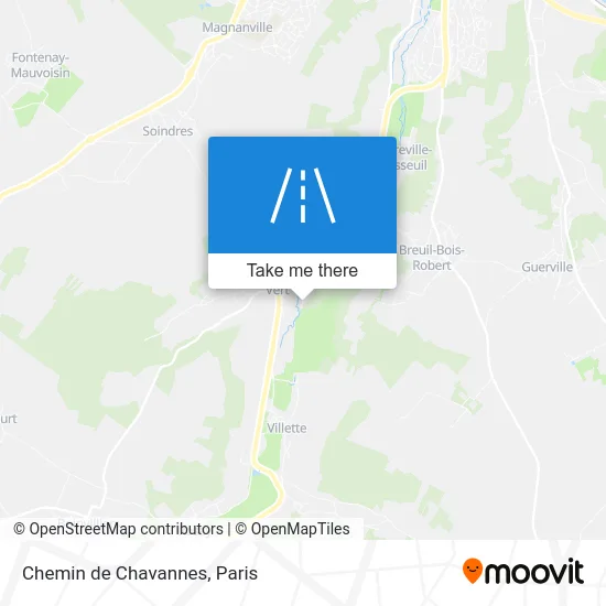 Chemin de Chavannes map