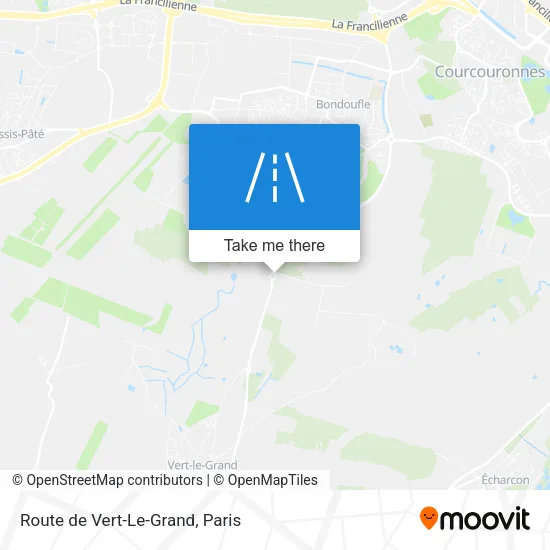Route de Vert-Le-Grand map