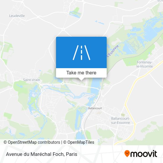 Avenue du Maréchal Foch map