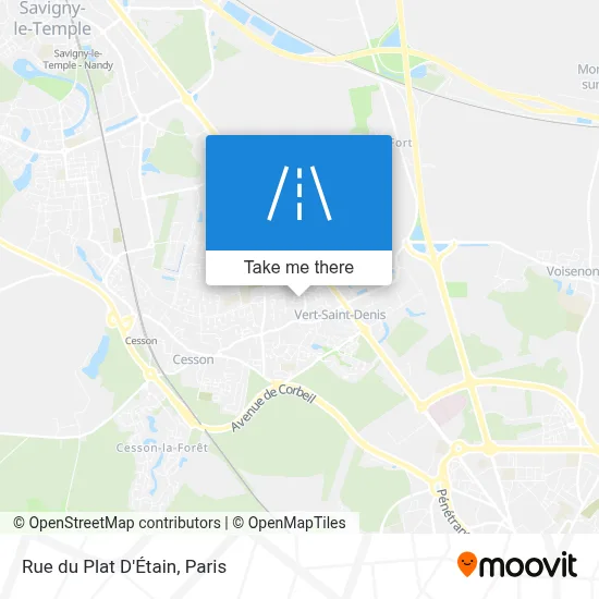 Rue du Plat D'Étain map