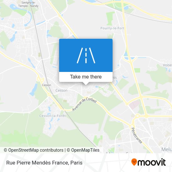 Rue Pierre Mendès France map