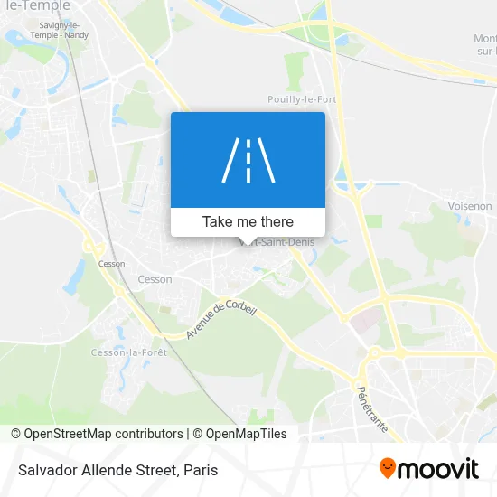 Rue Salvador Allende map