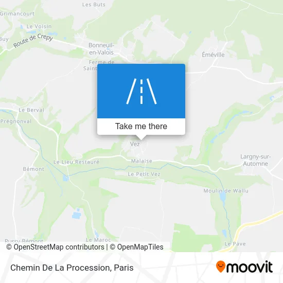 Chemin De La Procession map