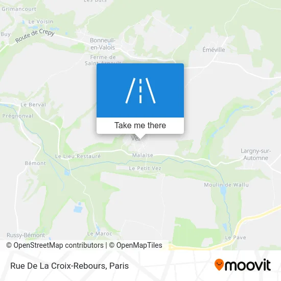 Rue De La Croix-Rebours map