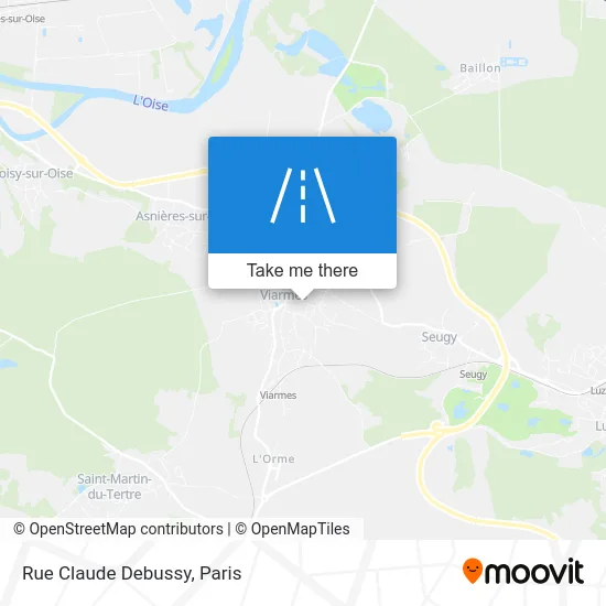 Rue Claude Debussy map