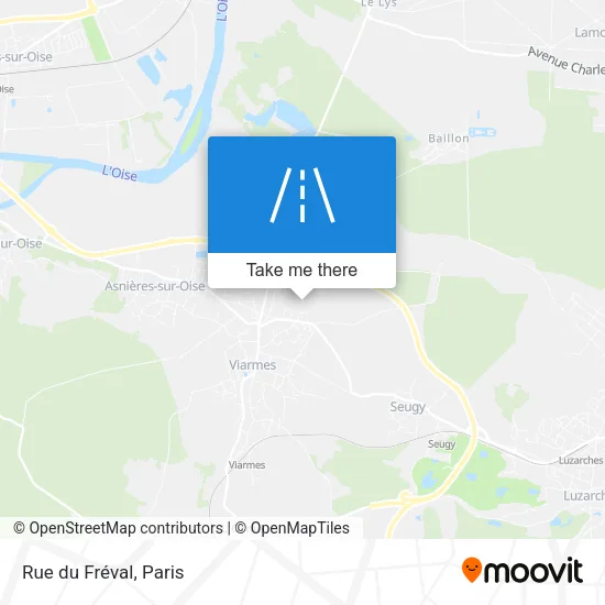 Mapa Rue du Fréval