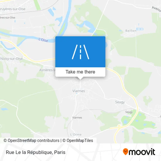 Rue Le la République map