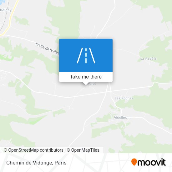 Chemin de Vidange map