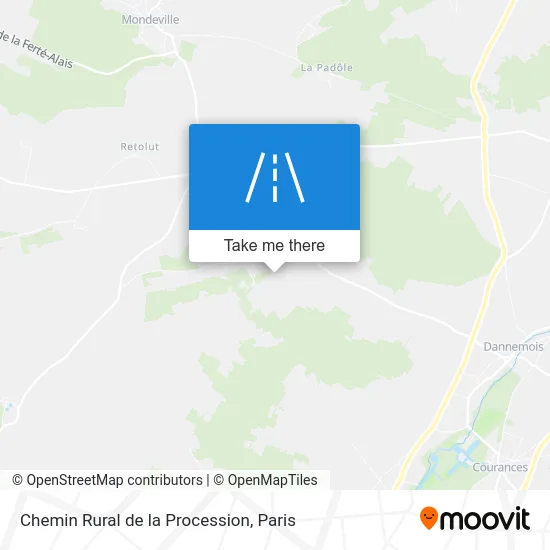 Chemin Rural de la Procession map