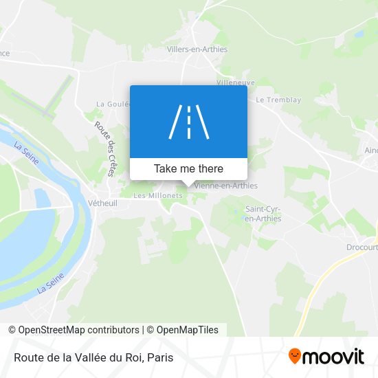 Route de la Vallée du Roi map