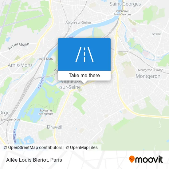 Allée Louis Blériot map