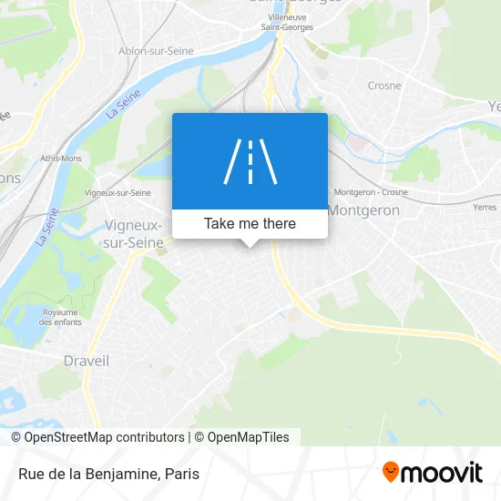 Rue de la Benjamine map