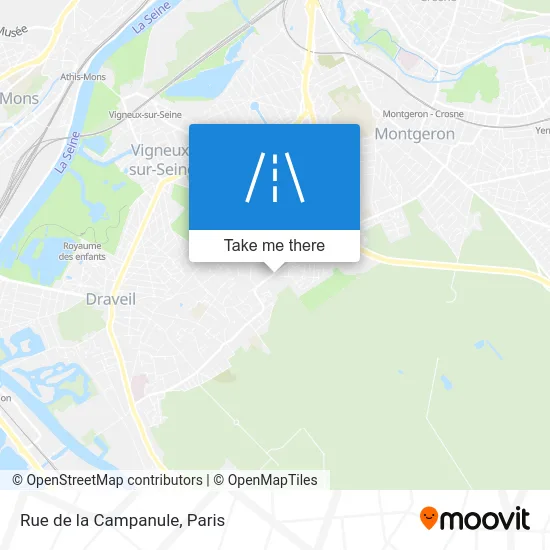 Rue de la Campanule map