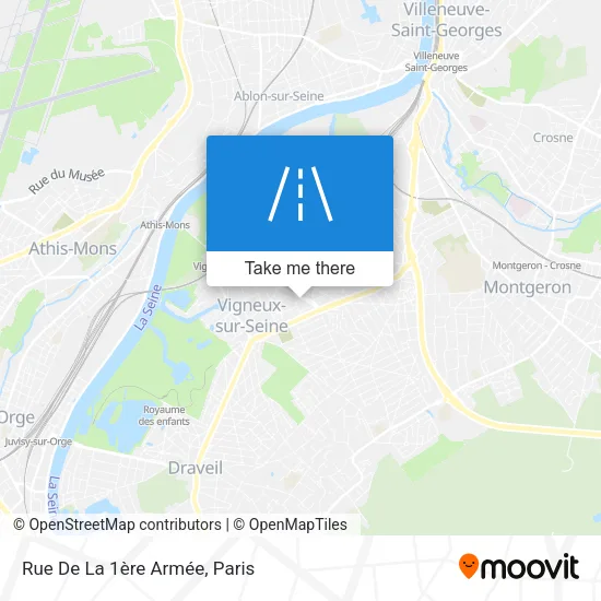 Rue De La 1ère Armée map