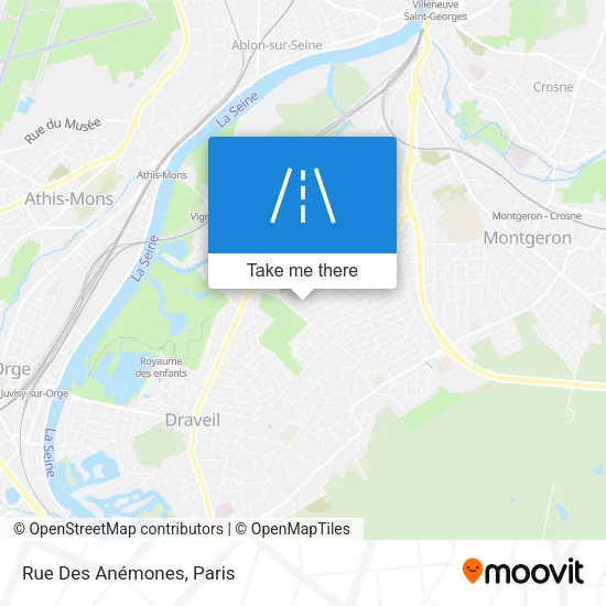 Rue Des Anémones map