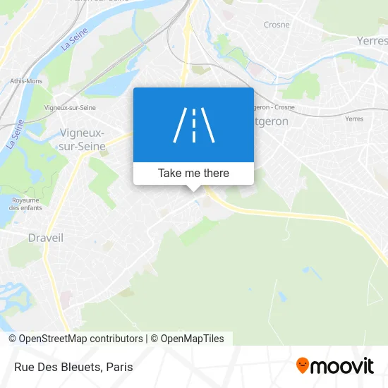 Rue Des Bleuets map