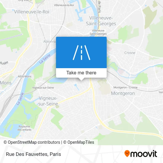 Rue Des Fauvettes map