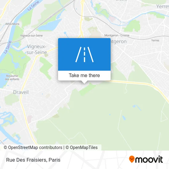 Rue Des Fraisiers map