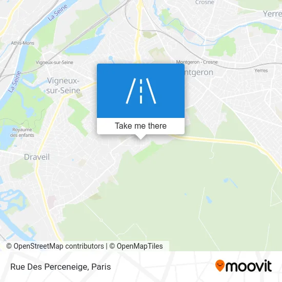 Rue Des Perceneige map