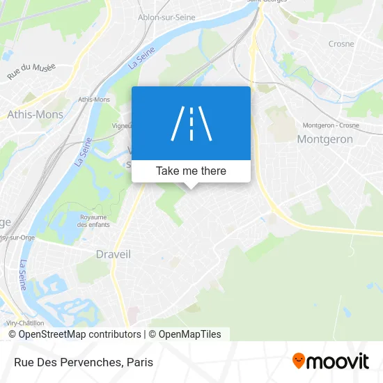 Rue Des Pervenches map