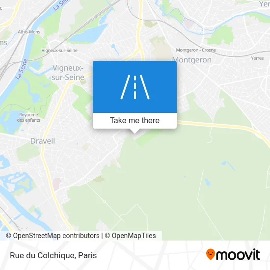 Rue du Colchique map