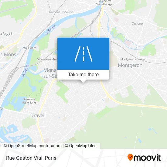 Rue Gaston Vial map