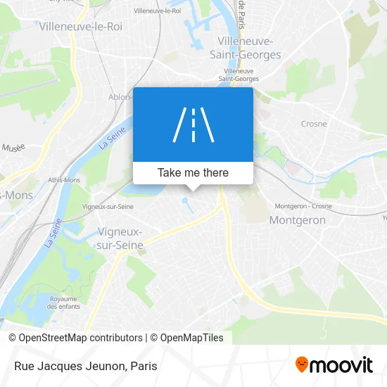 Rue Jacques Jeunon map