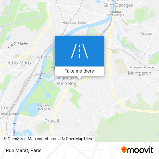 Rue Marat map