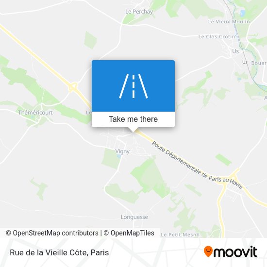 Rue de la Vieille Côte map
