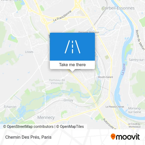 Chemin Des Prés map