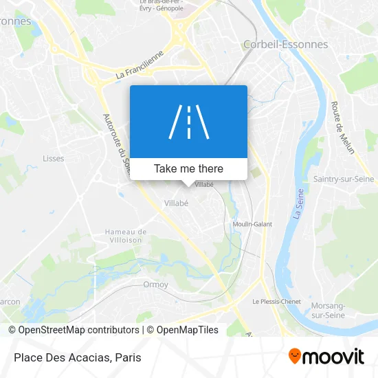 Place Des Acacias map